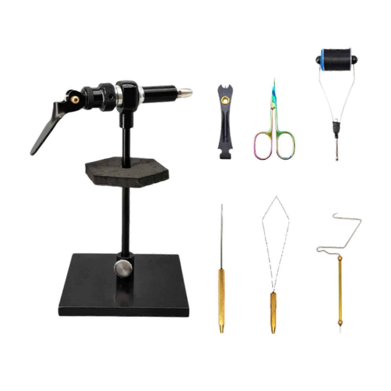 Rotary Flying Fishing Tying Vise Set Sturdy Lightweight 360 Degree Rotation