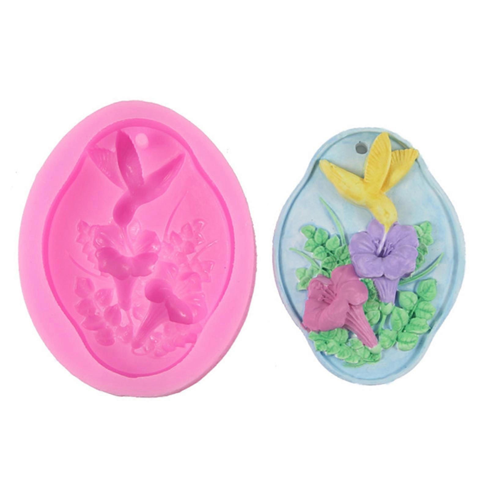 Flexible and Reusable Mold for Car Pendant Easy Release Silicone Keyrings Mould Epoxy Resin Car Diffuser Stone Molds Multicolor