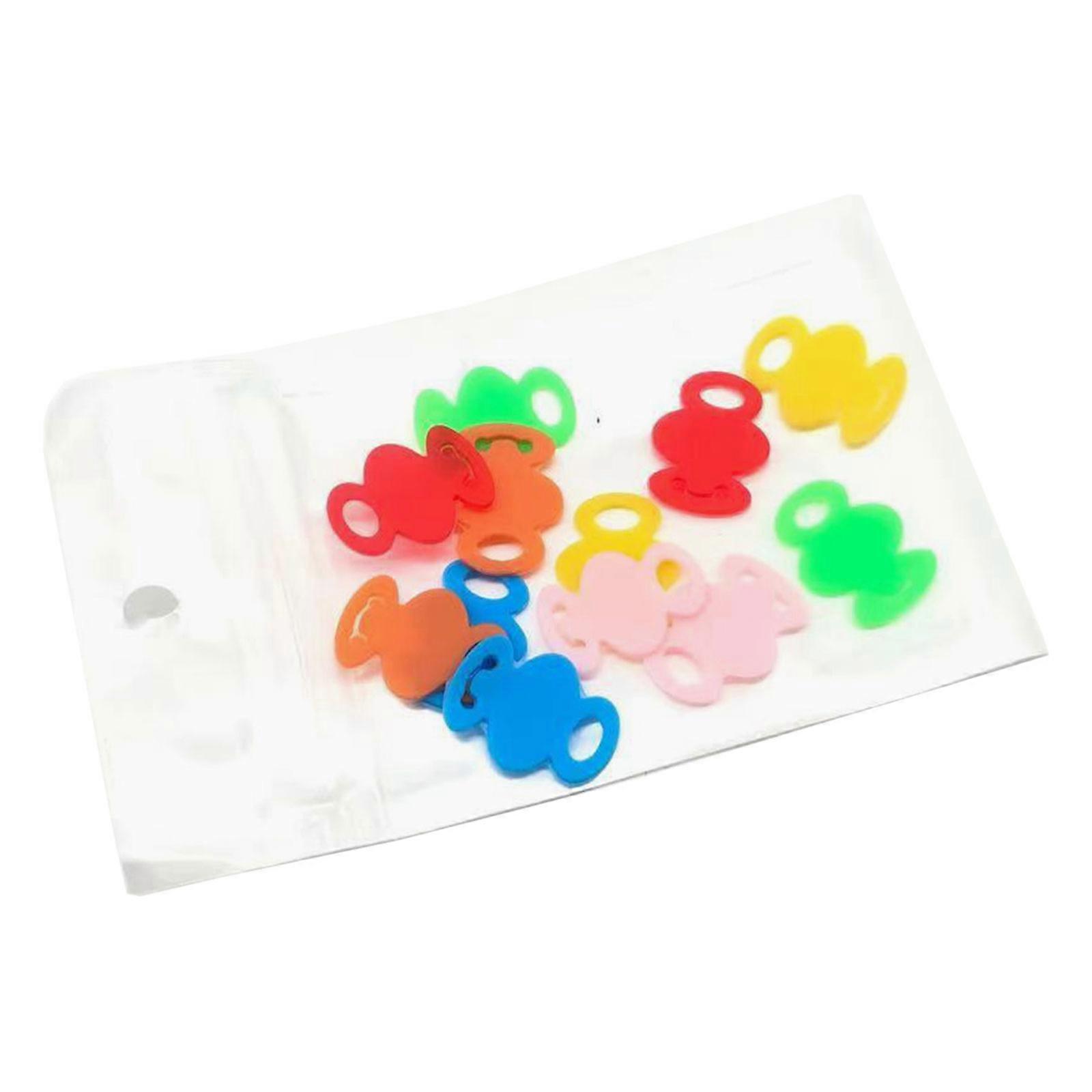 12pcs Stylish Keyring Rings with Silicone Label Assorted Colors Key Identifiers Colorful Keycaps Covers Accessory