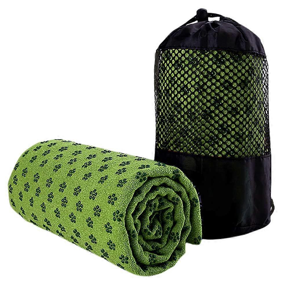 Yoga Towel Non-Slip Microfiber Towel With Non-Slip Nubs For Gym Breathable High-Traction Portable Fitness Towel