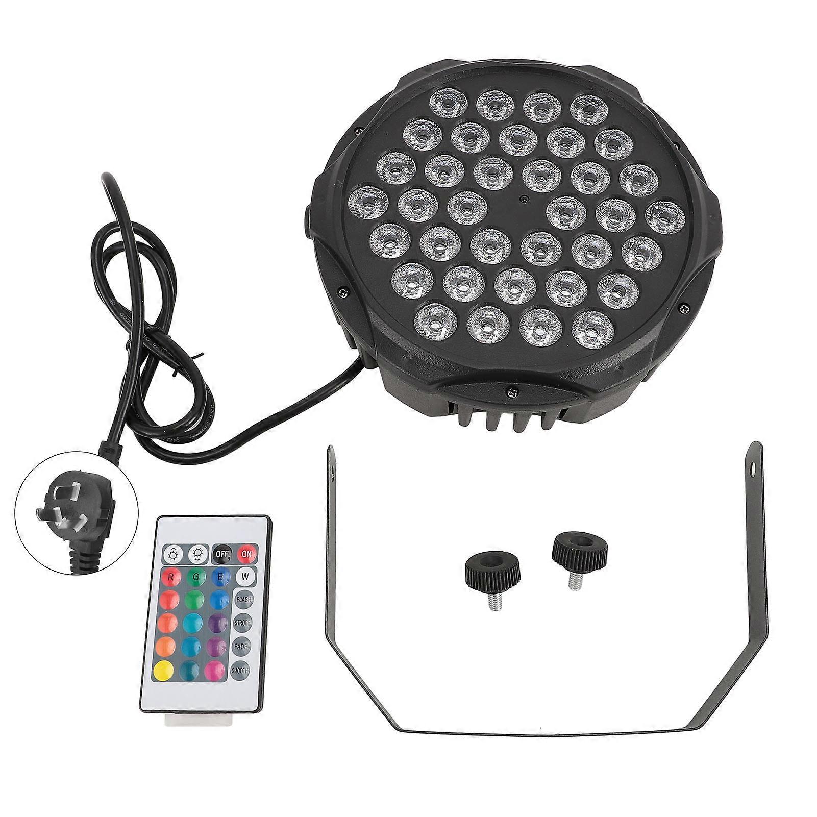 LED Par Light 36x3W LEDs RGB Single Color DMX 512 Control Sound Activated DJ Party Light with Remote Control AU Plug