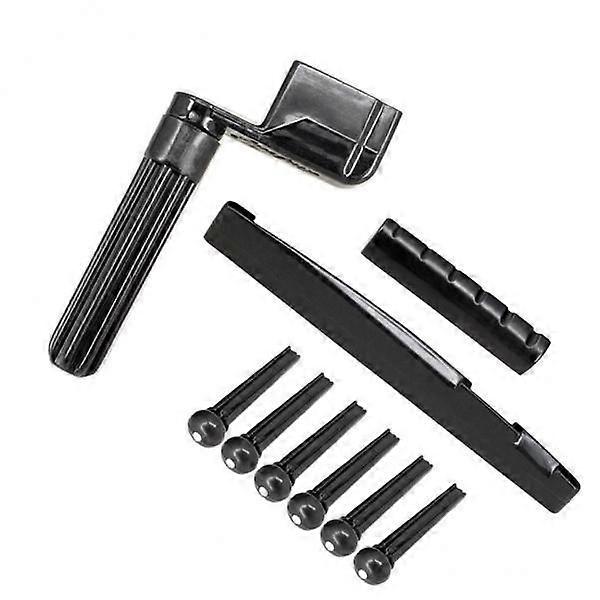 Guitar String Changing Kit with Bridge Saddle And Nut