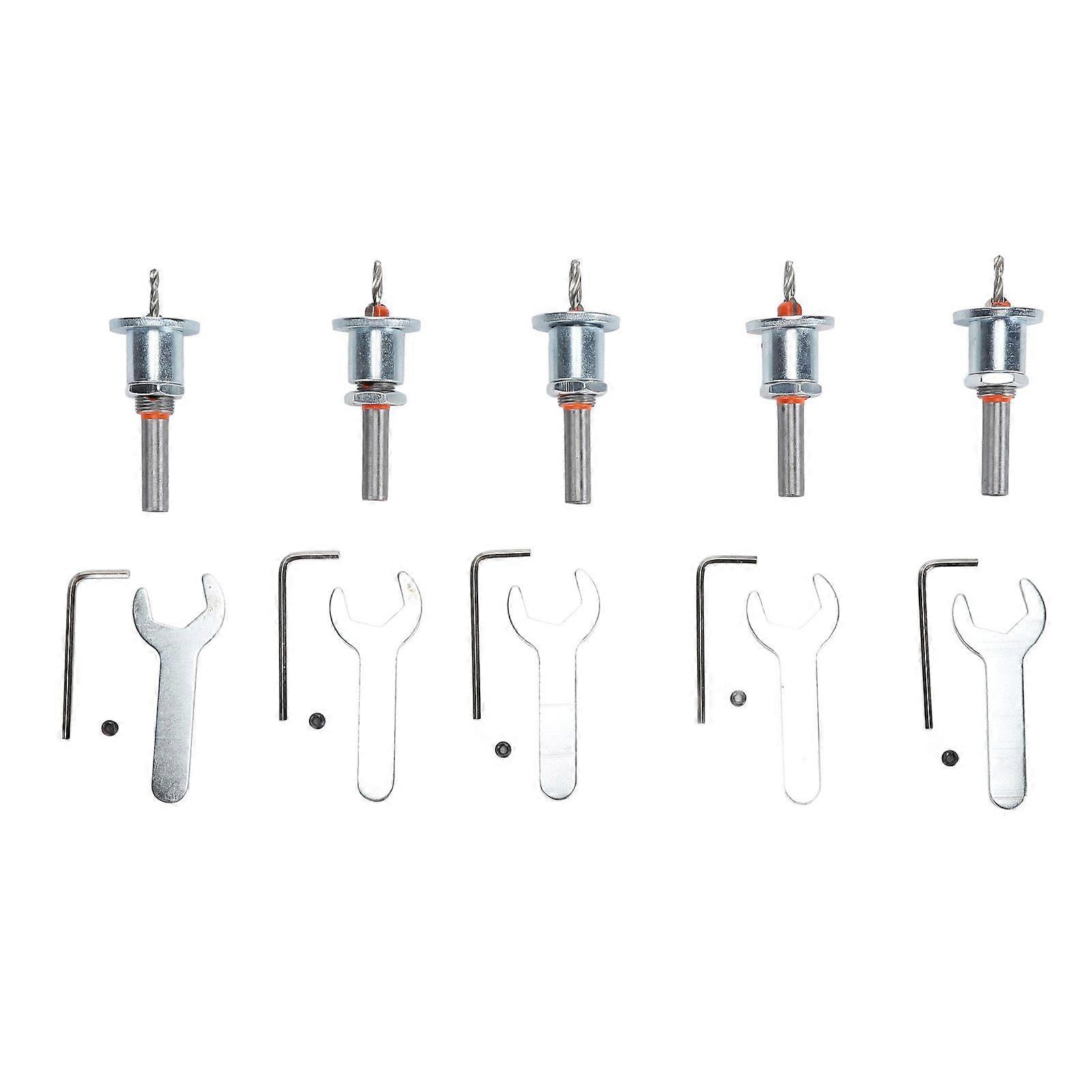 High quality  Alloy head wood installation step drill adjustable countersink