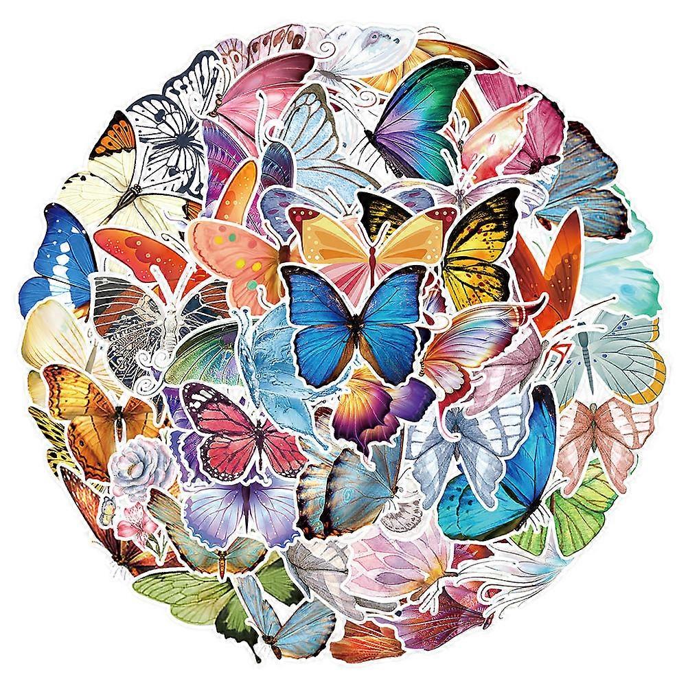 It sounds like you're referring to a product listing or description for **butterfly stickers**. If you're looking to enhance or clarify the product