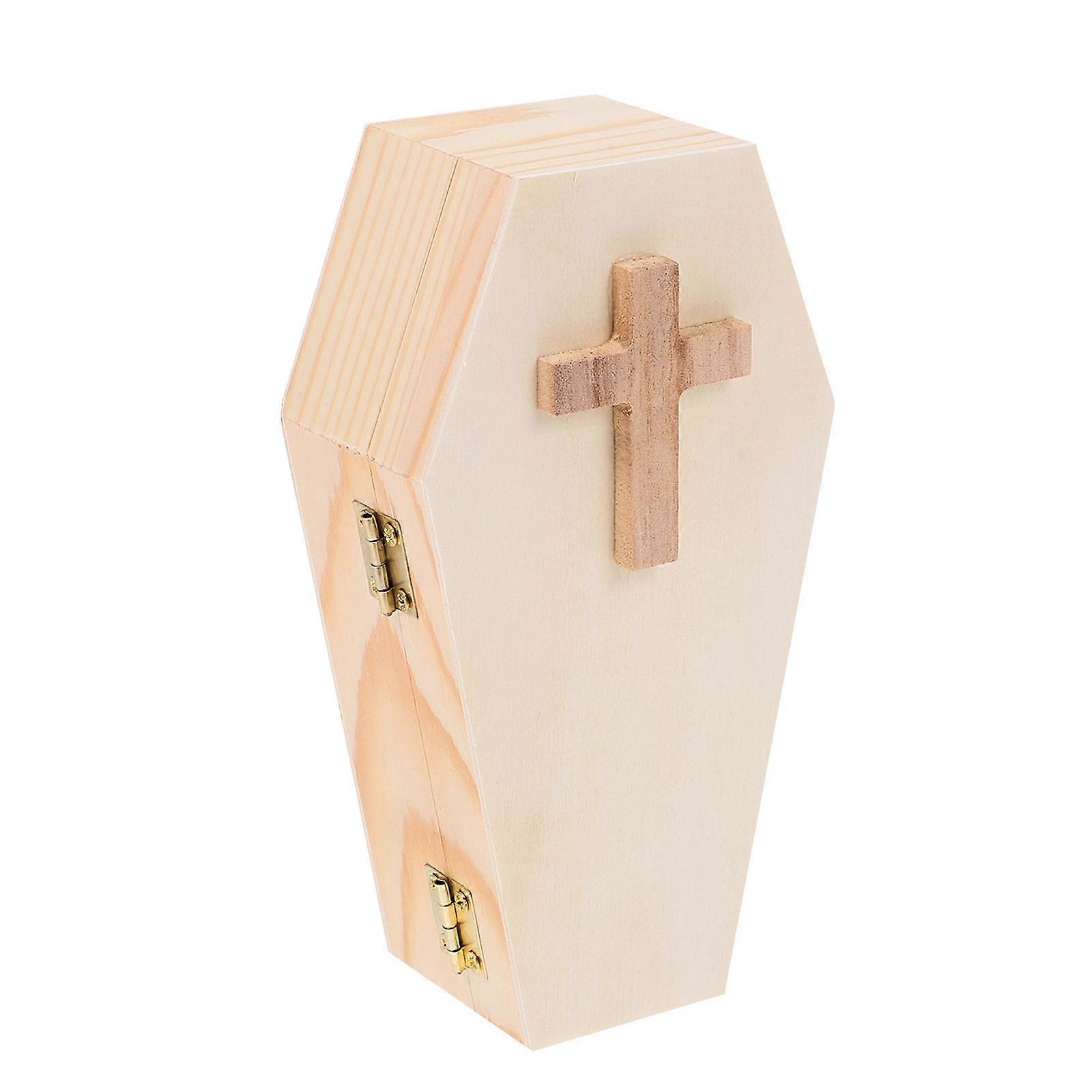 Sturdy Unfinished Wood Case for Both Decoration and Storage
