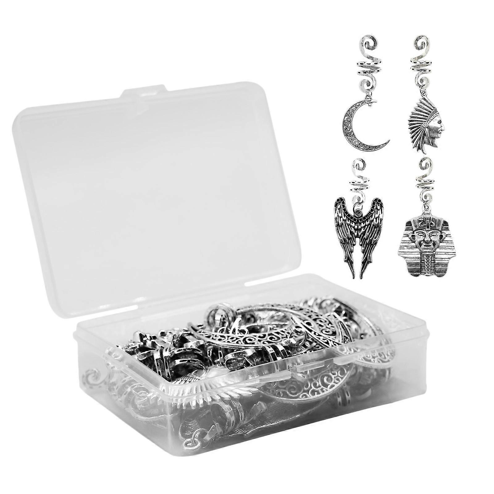 20 Pcs Mix different Dreadlocks Braid Rings with