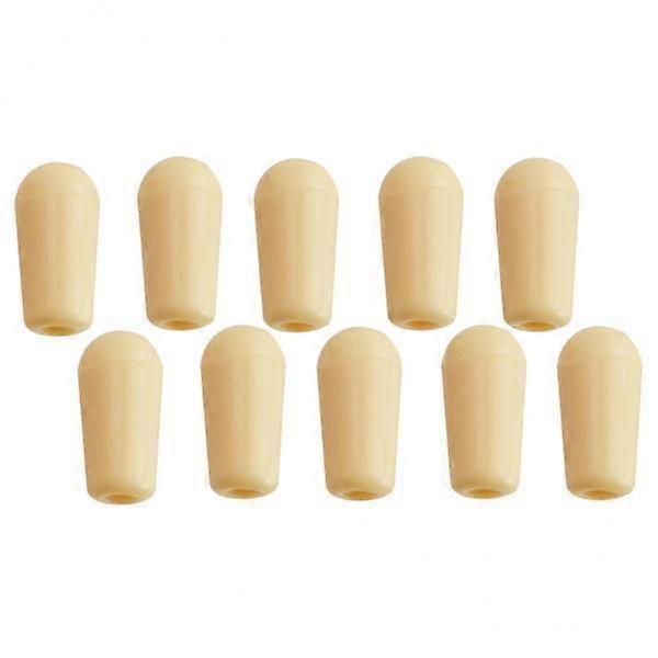 3X 10x Beige Electric Guitar 3 Way Pickup Selector Toggle Switch Tip Knob 3.5mm