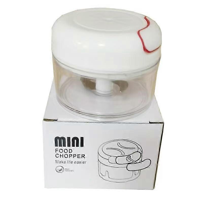 Pull String Chopper Garlic Mincer Small Food Processor for Baby Puree