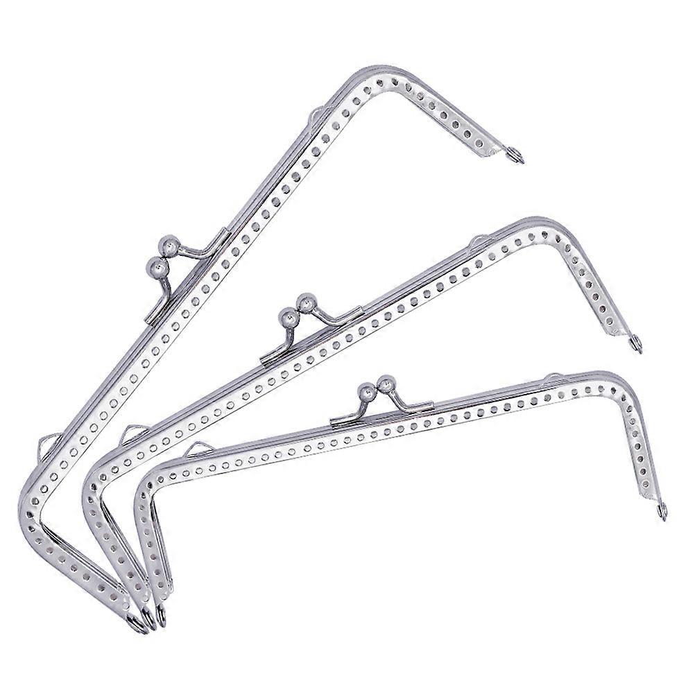 DIY Handbag Materials, Robust Metal Frame with Aesthetic Middle Beads