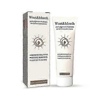 West& Month Anti-Poignant Probiotikum SPF 50 Tagespflegecreme, aufhellende Haut Wasserdicht Anti-Schweiß Ref