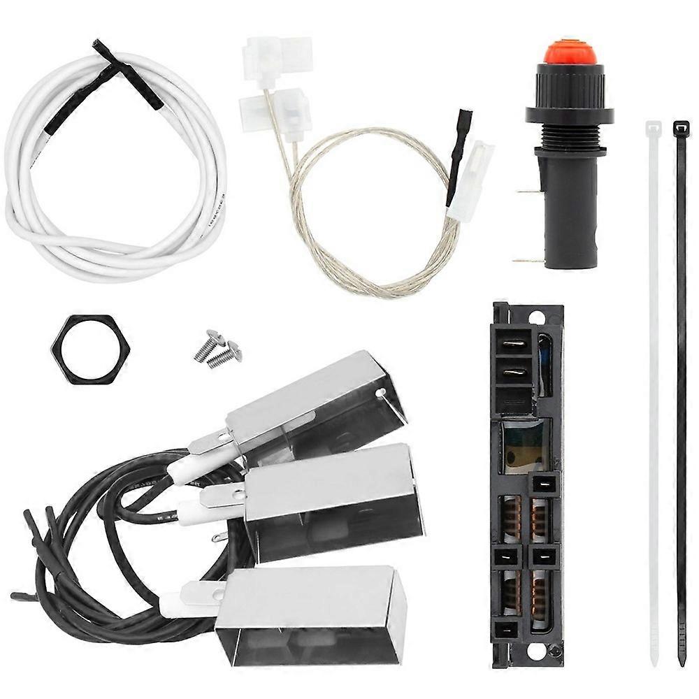 42325 Compatible For Weber Summit Gold / Platinum B6 6 Burner Gas Grills Electronic Ignition Replacement Igniter Parts with Module