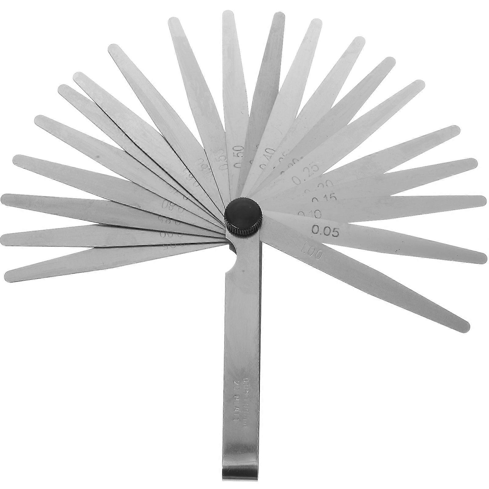 The **1pc Flower Gap Feeler Gauge** is a precision measuring tool used primarily in mechanical and automotive applications to measure small gaps and