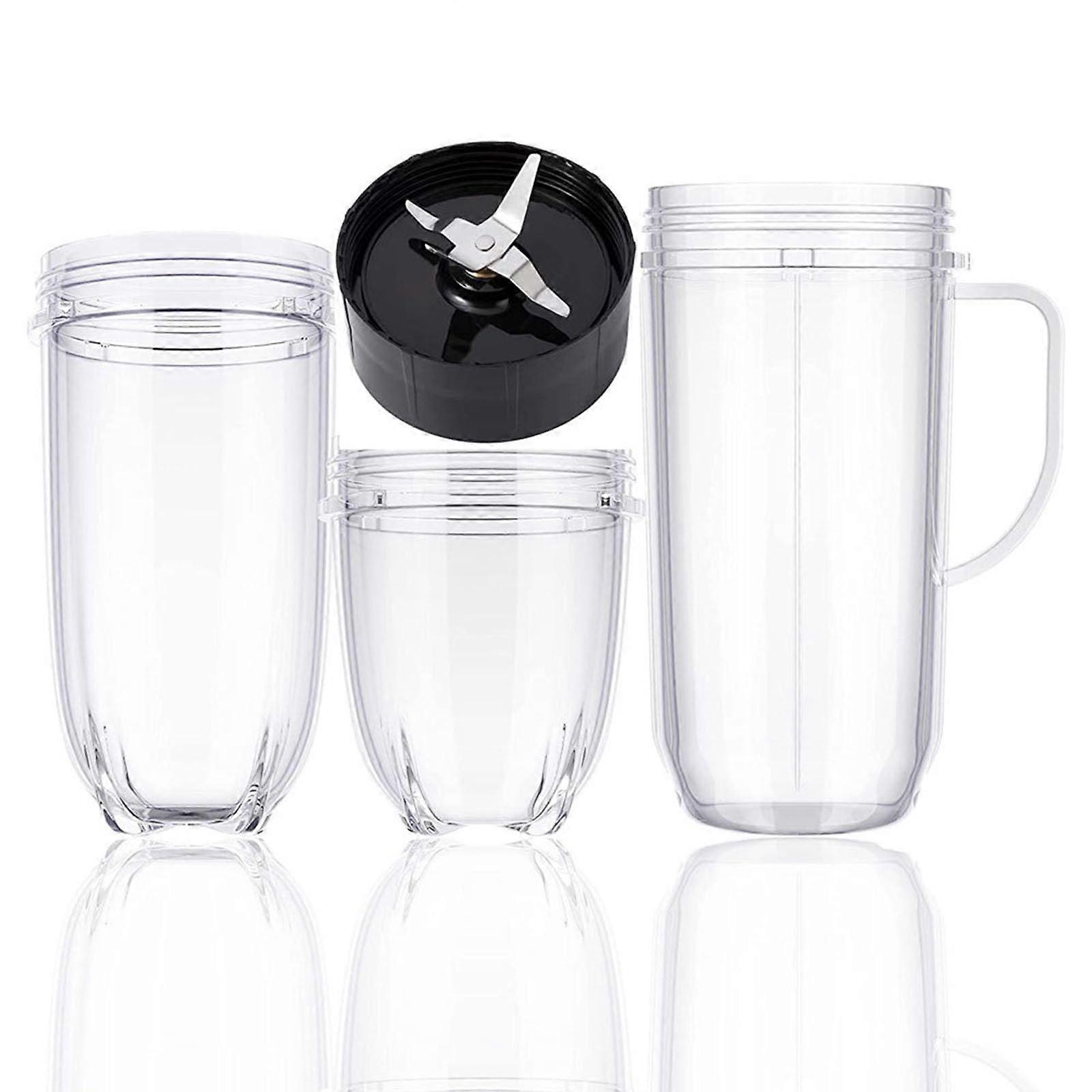 Entsafter Mixer Cup 625.7 g Transparent Replacement Container with Extractor Lid for Blender Compatibility