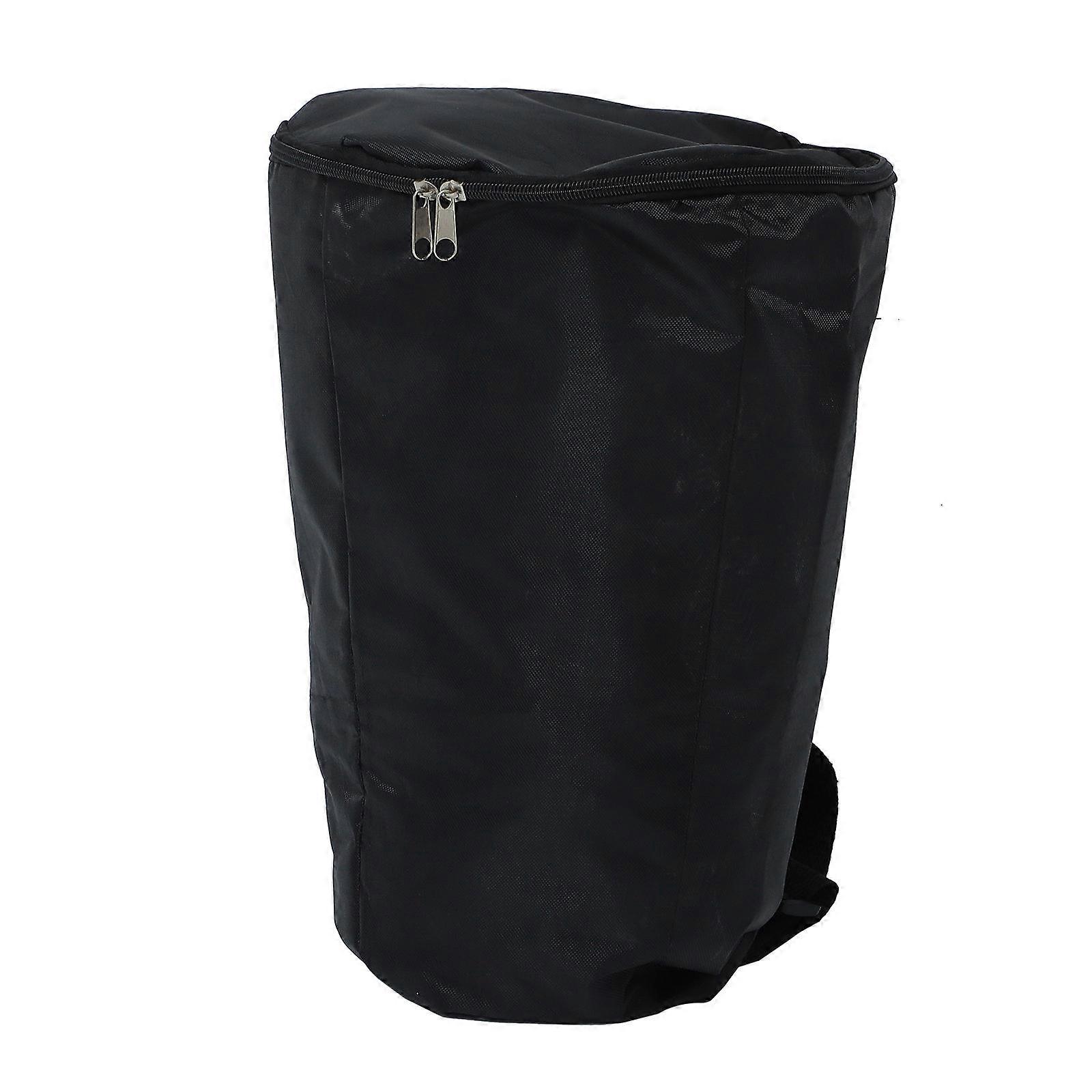 Vandtæt Djembe Taske Afrikansk Trommetaske Musikere Trommespillere Sort 41X27X27CM Holdbar Glat Lynlås Opbevaring 1stk