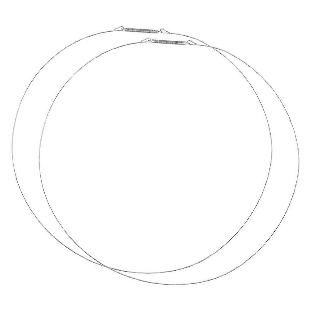 Washer Door Seal Clamps Ring Shape Secure Fastening Silver Color 32.00X32.00X0.20CM 2Pack