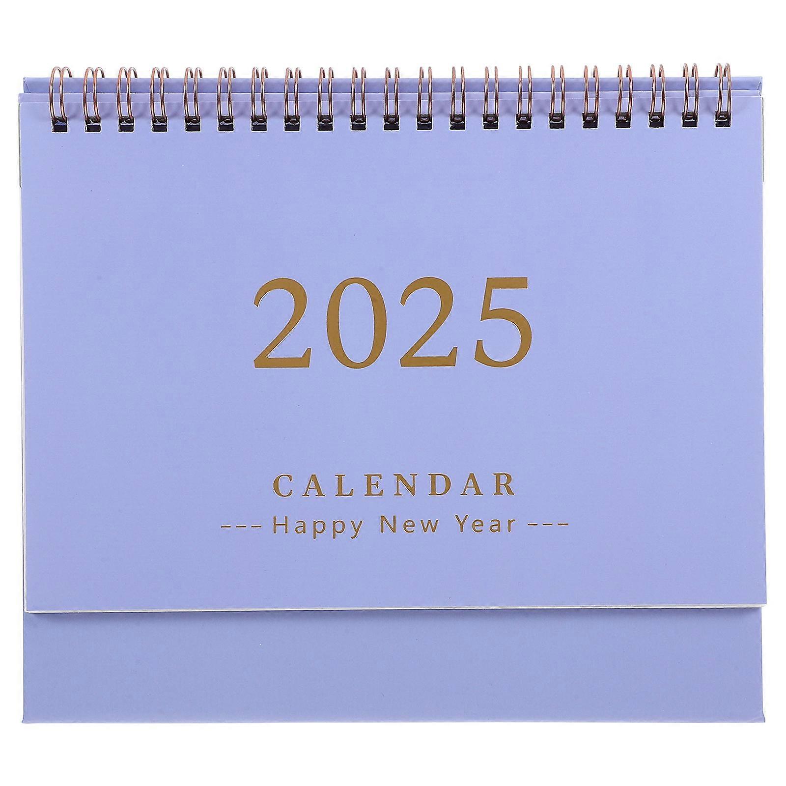 Delicate Month Calendar Desktop Calendars Minimalist Design Note Taking 19.00X16.50X8.00CM 1Pcs