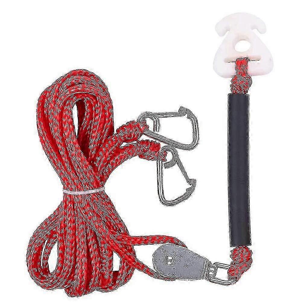Wakeboard Rope Water Ski Rope 75 Ft 4 Sections With Watersports Boat Self Centering Tow Harness