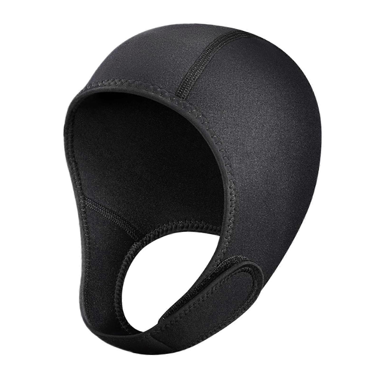 Thermie Neoprene Diving Cap with Chin Strap Swimming Cap Surf Hat for Canoeing Kajor Snorkelling Holiday