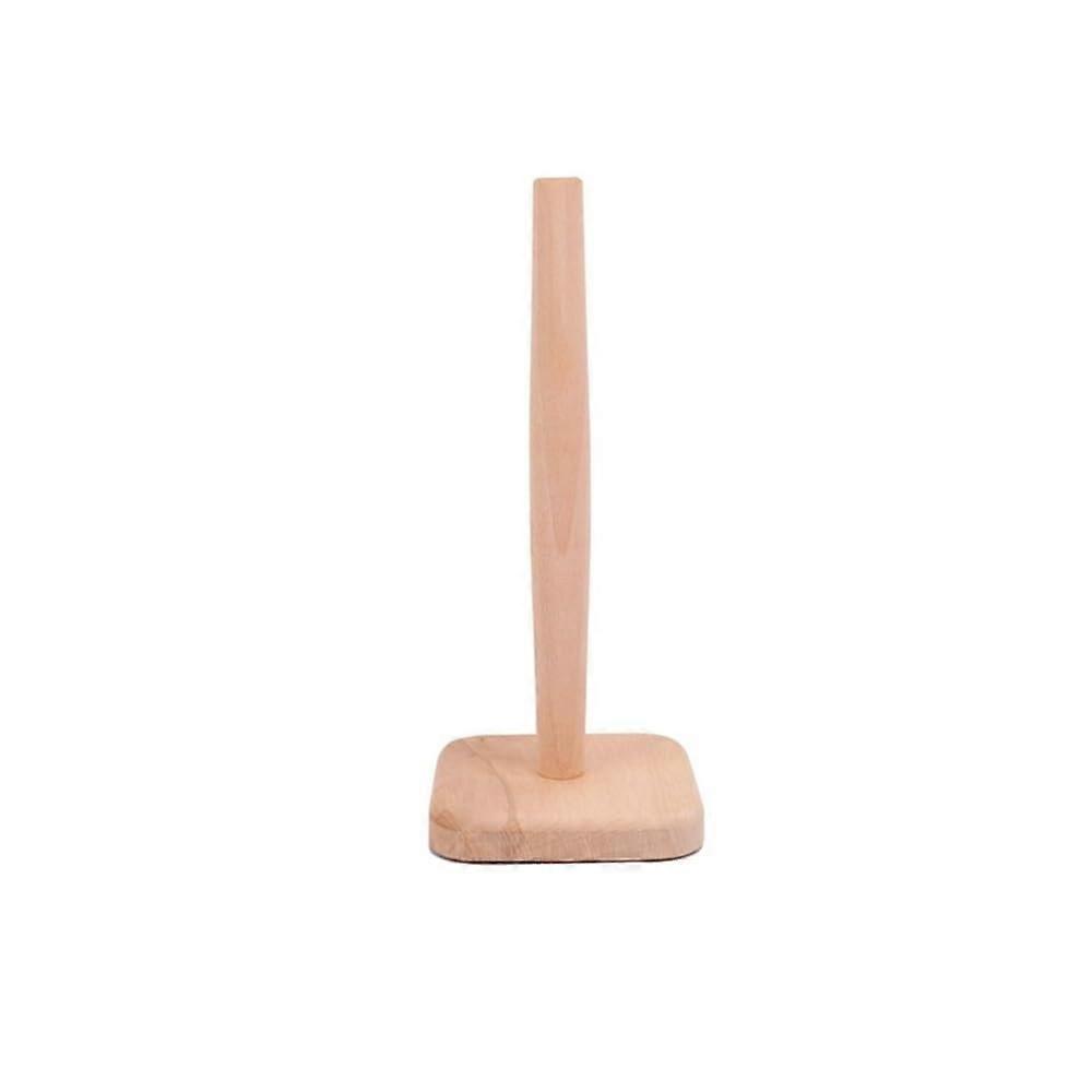 Paper Towel Holder for Kitchen Countertop with SpaceSaving Design and Elegant Grain Finish