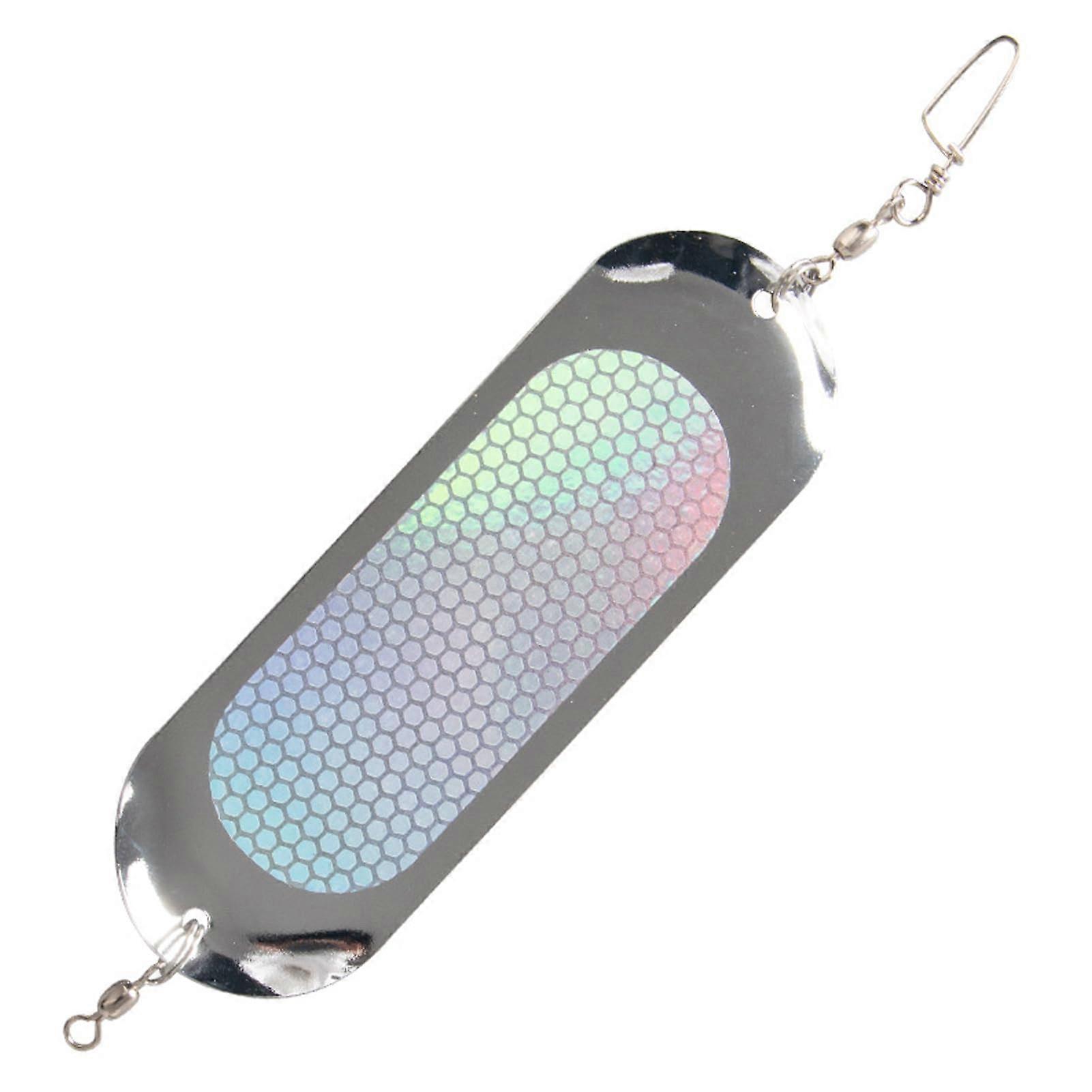 Fishing lure metal spoon, spinner set for pike, zander, perch, trout (12x4.5cm)