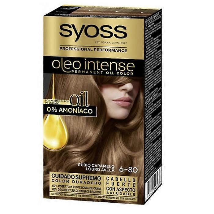 Syoss Oleo Intense Permanent Haarfarbe 6-80 Karamellblond
