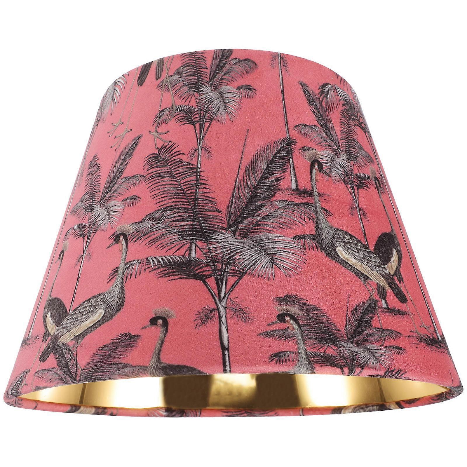 Desk Lamp Shade E14 E27 Light Socket Decor Dark Red 25X25CM Decoration 1Pack