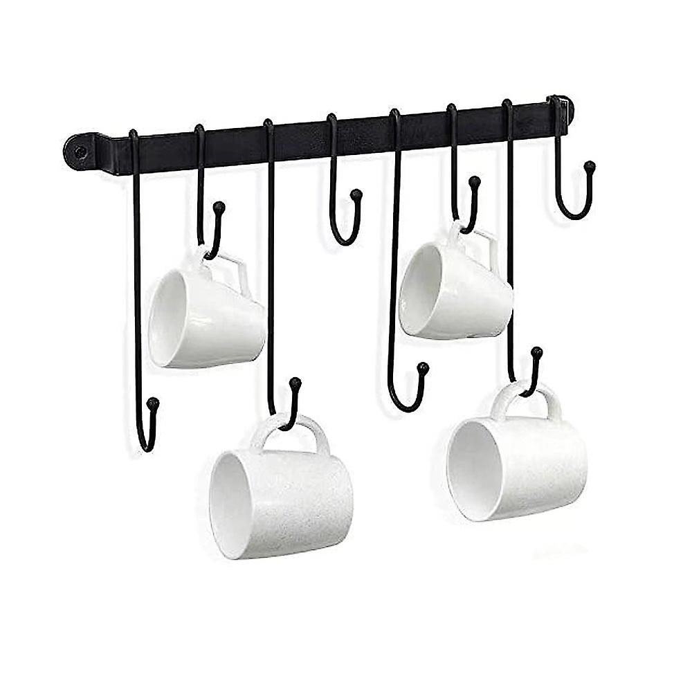 Mug Rack Mug Holder Wall Mounted Coffee Cup Holder With Hooks