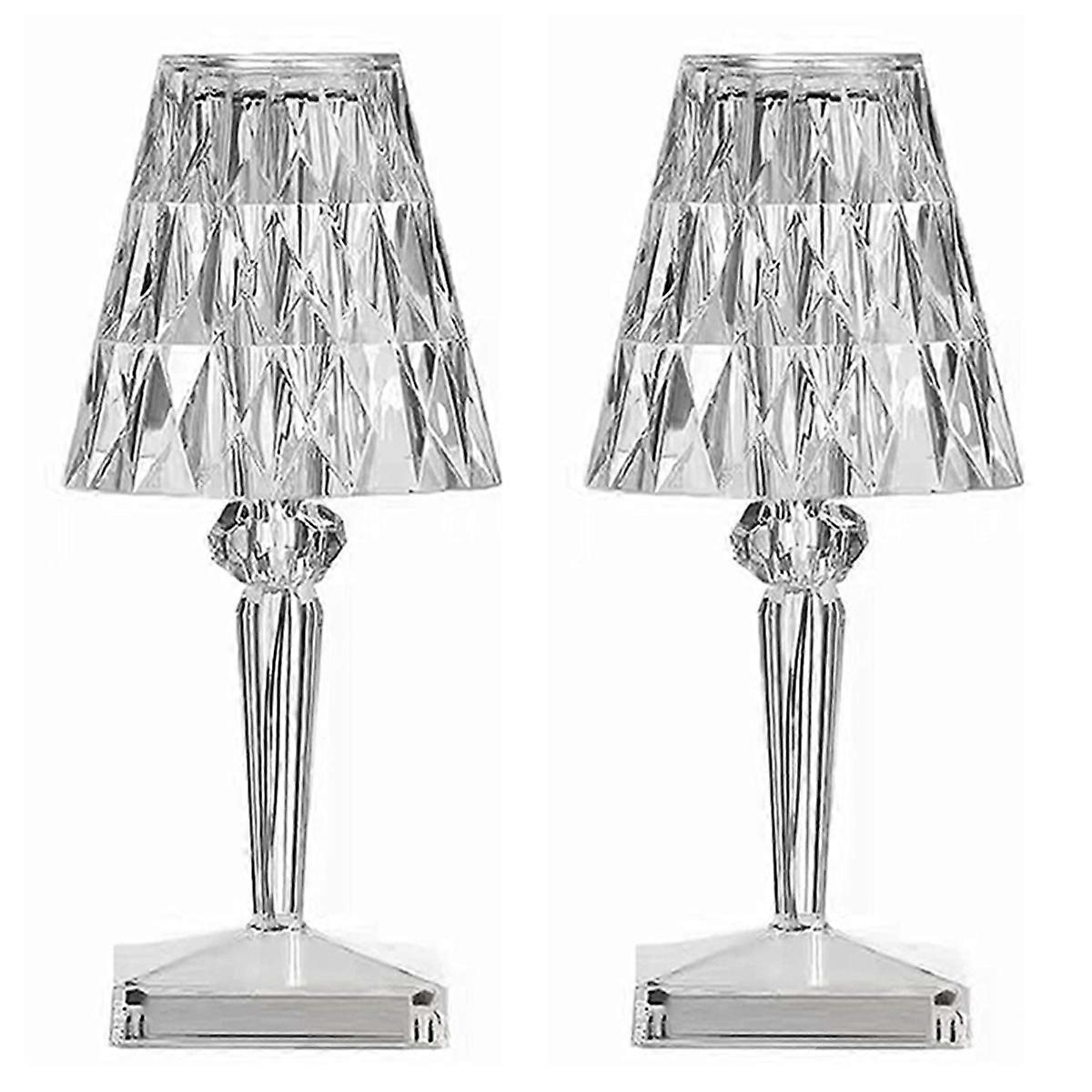 16 Colors Diamond Table Lamp Crystal LED Bar Table Lamp