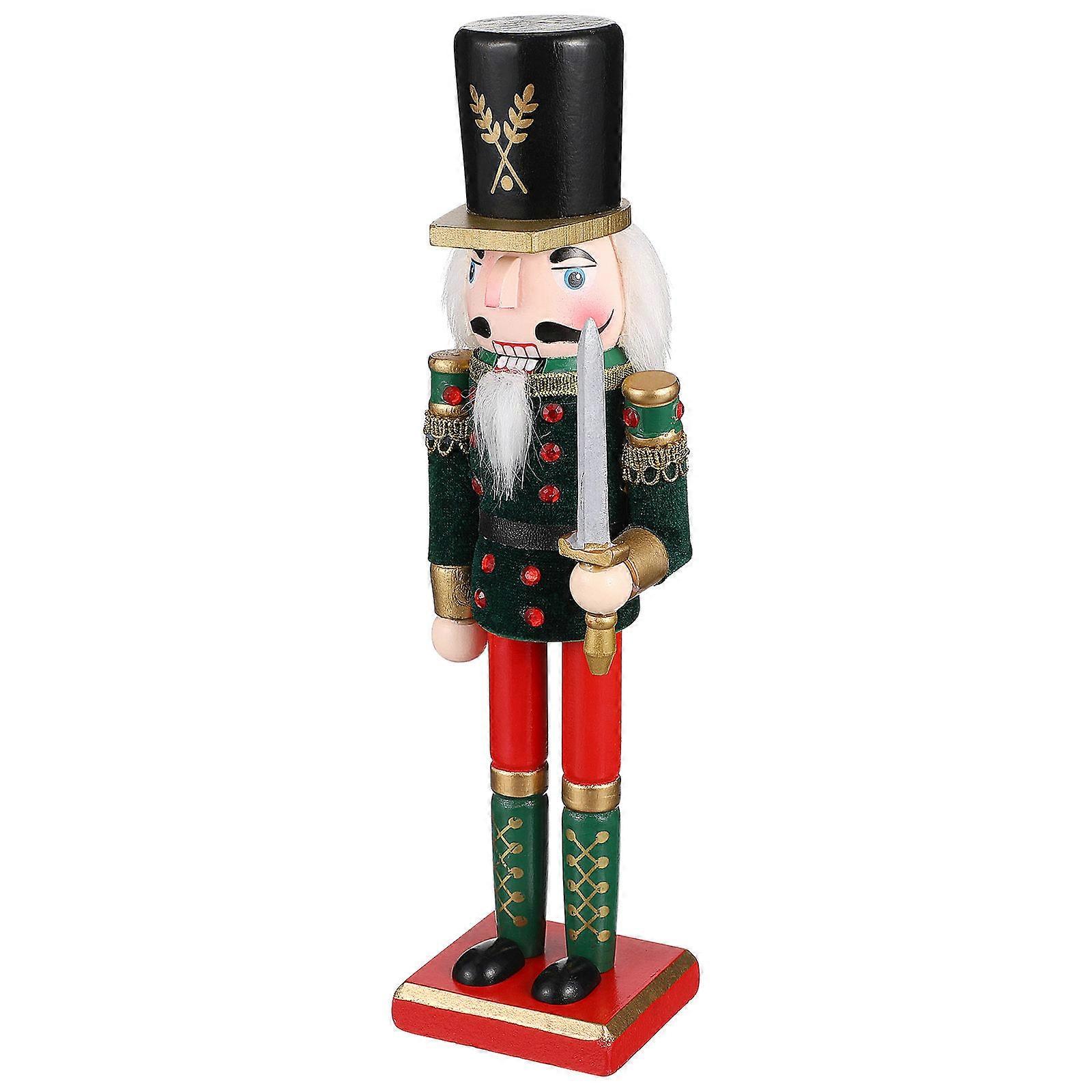 Nutcracker Decor Nutcracker Ornament Puppet Assorted Decor 30.00X10.00X10.00CM Decorative 1Pcs