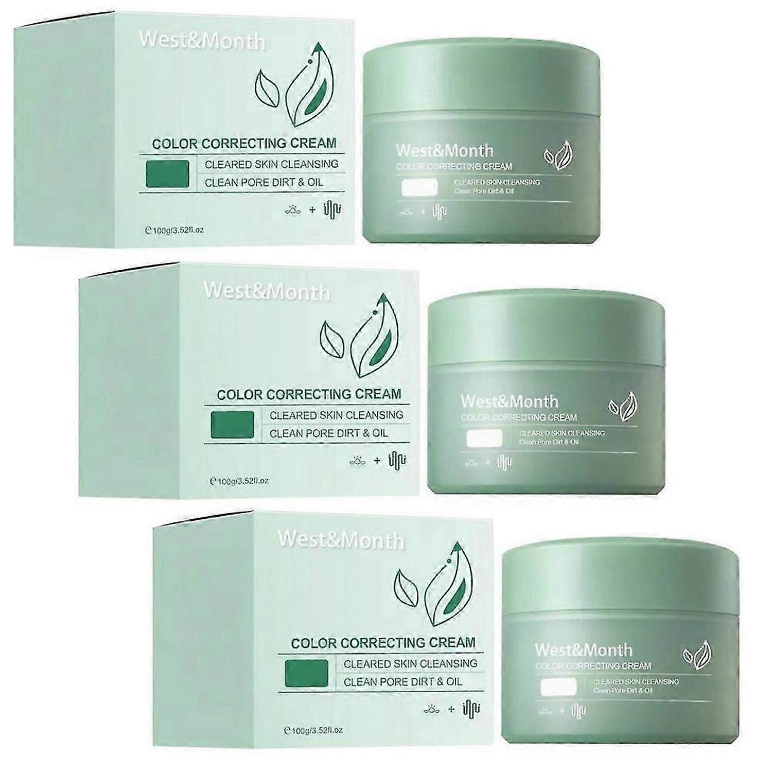 3X Color Correcting Facial Cream Hydrating Color Correcting Cream Sunscreen