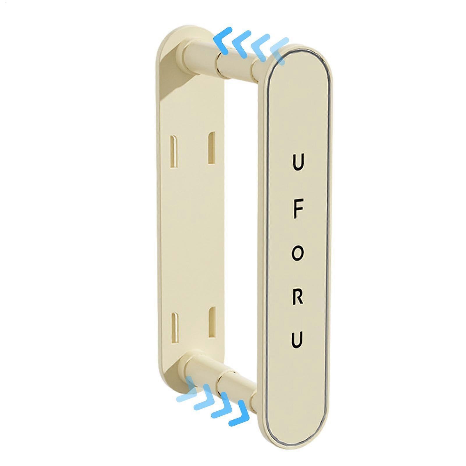 Wall Mounted Clothes Hanger Holder Rack Organizer - Two-Tier Space-Saving Clothes Storage Solution in Durable Metal