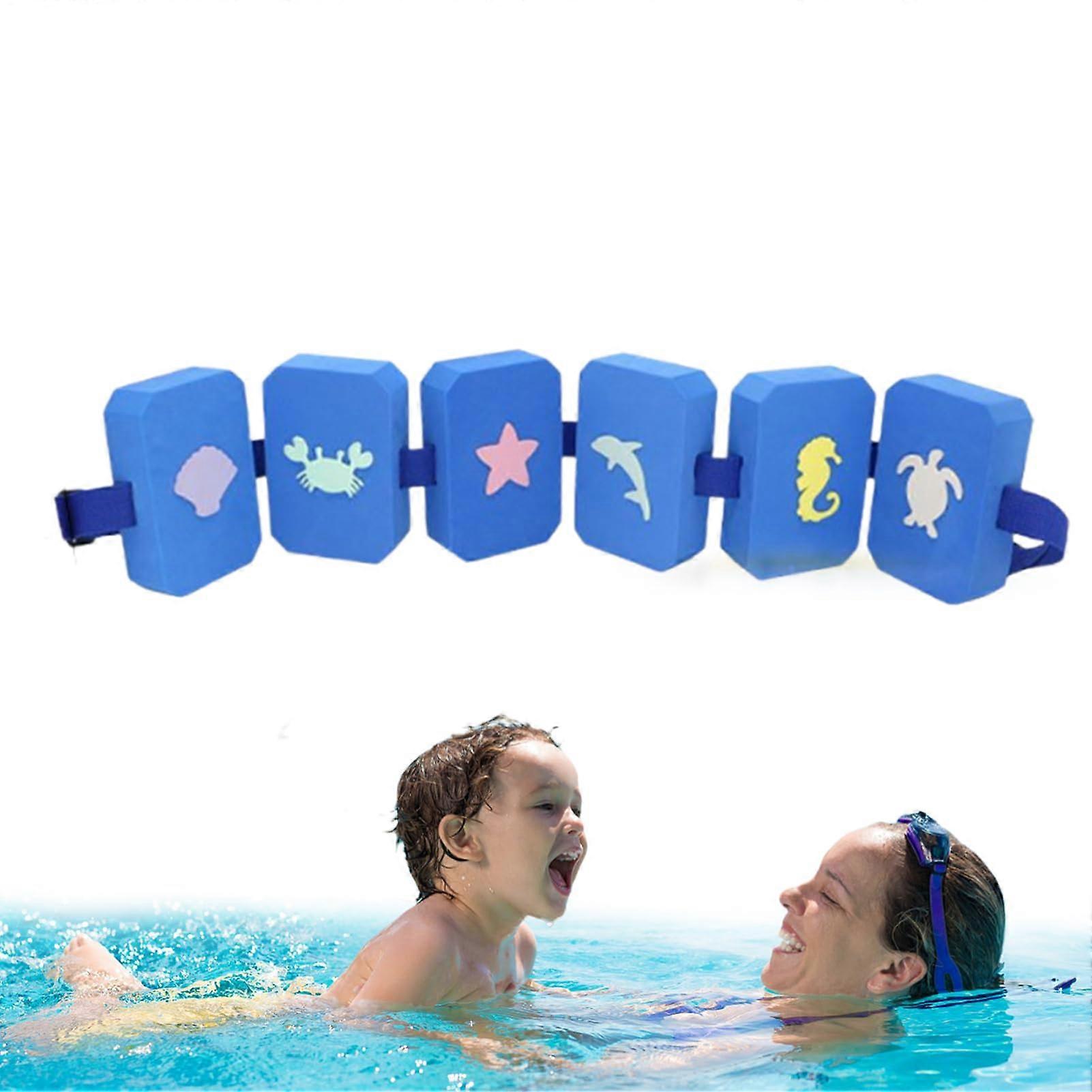 Schwimmgürtel Schwimmhilfe aus Schaumstoff für Erwachsene und Kinder | Fitness Gürtel für Anfänger mit Schwimmübungen