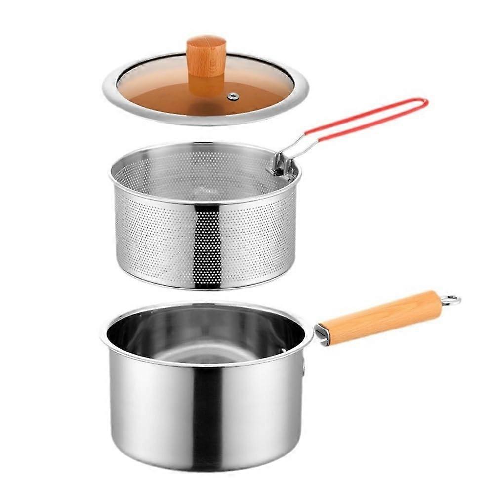 Fritteuse Home Kitchen Small Deep Fryer with Lid, Compact Electric Fryer for Home Restaurant Use