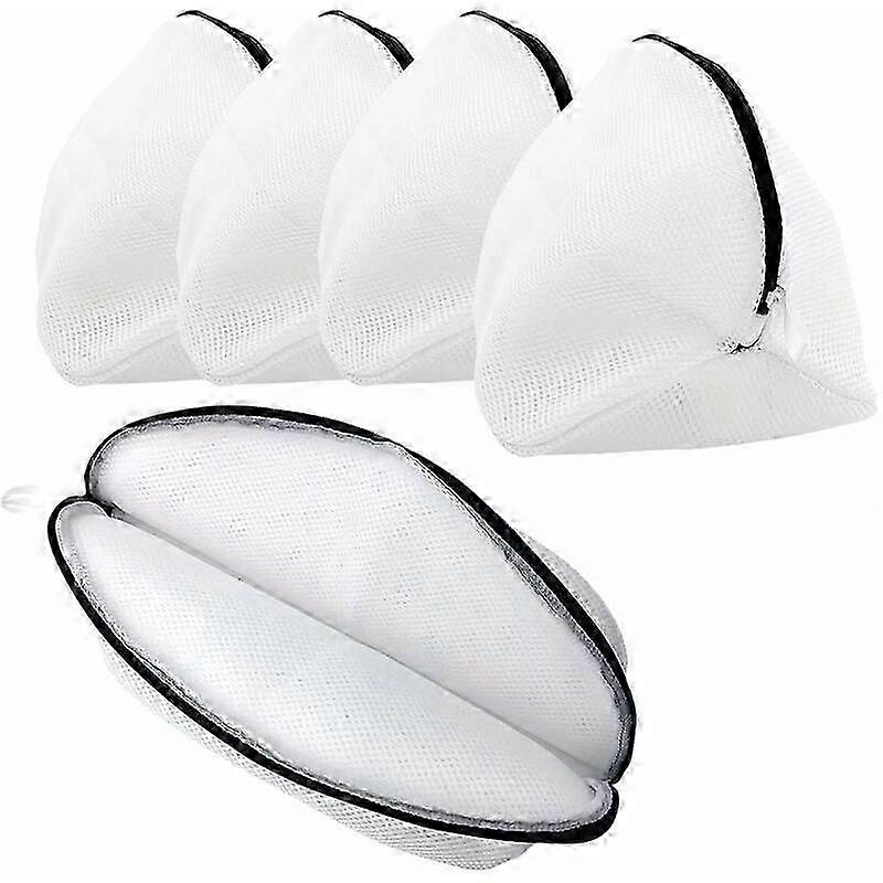 Washing Net Shoes for Washing Machine, Laundry Net Bags Shoes Wash Bag Storage, Laundry Bag with Zipper for Protecting Fragile Shoes and Clothes Set o