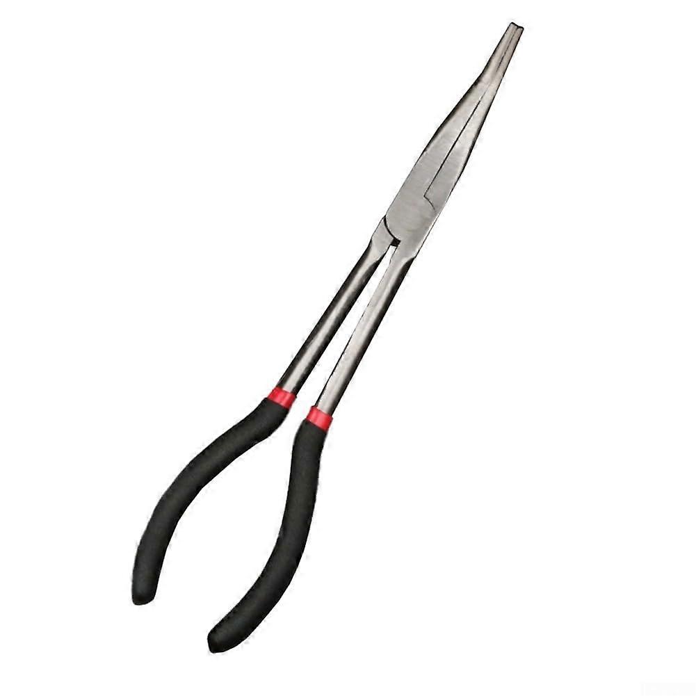 Extended Needle Nose Pliers for Wire Bending and Gripping, 27.9 cm Length, 3-Piece Set, Precision Grip Tools