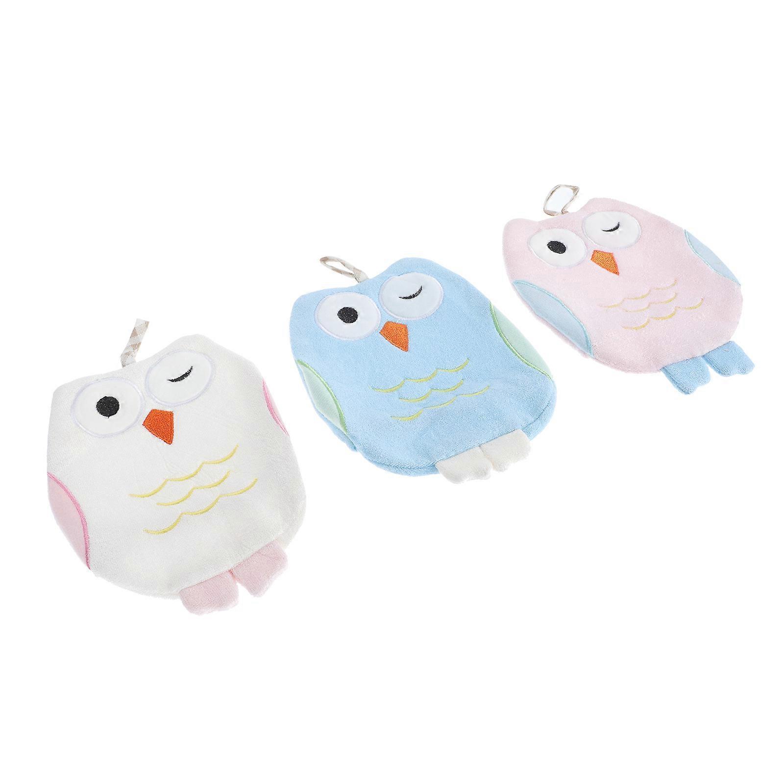Bath Hand Scrub Glove Cleaning Practical Design 3Pcs