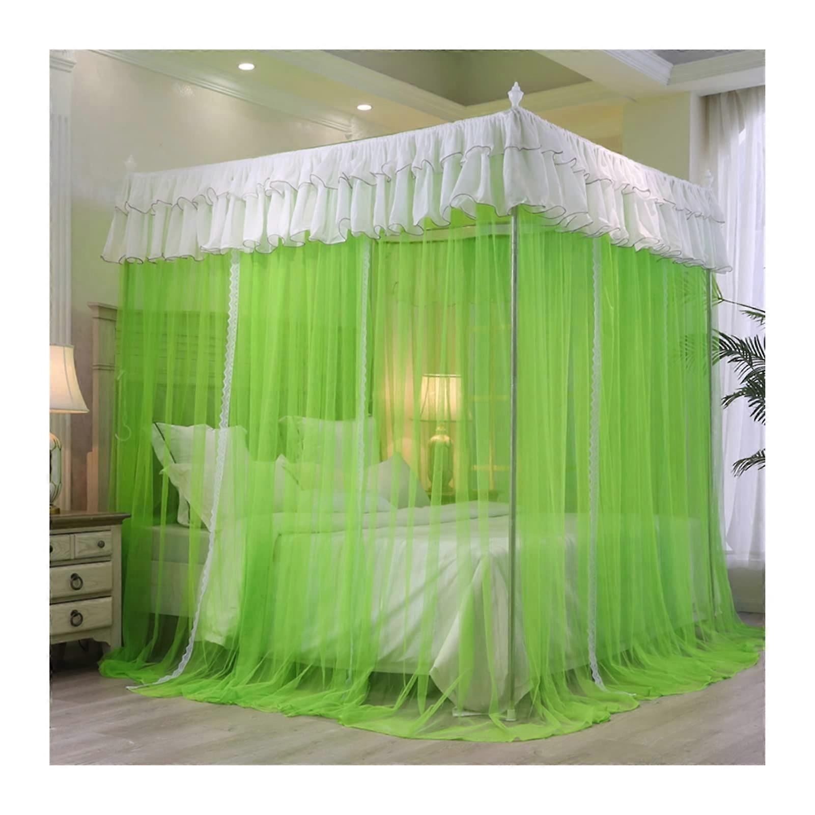 Bed canopy, mosquito net for 1.5m wide beds, 360° enveloping bed curtain, bed canopy for girls' bedroom (Color: Style 1, Size: 1.5 x 2 x 2 m)