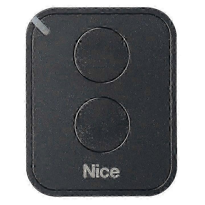 Telecomando NICE FLO2RE per porte automatiche e porte da garage, trasmettitore ON2E/A con due pulsanti (per porte NICE RB400 e NICE RB1000), nero