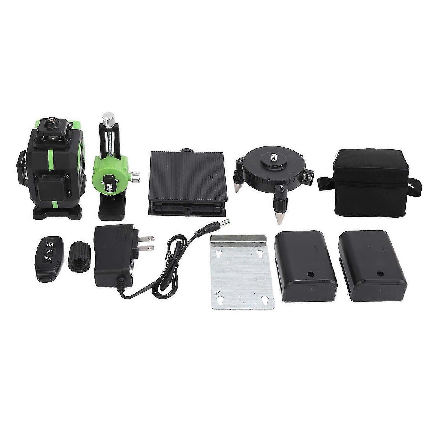 Professional Leveling Tool High Accuracy 16 Lines Green Light Self Leveling Leveler Tool 100240V