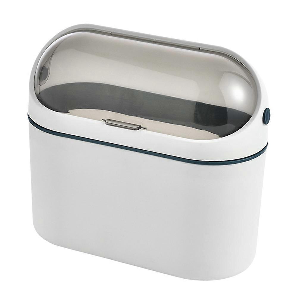 Wall Mounted Kitchen Waste Bin with Flip Lid – Compact Countertop Garbage Can for Food Waste, Space Saving Design for Home Use