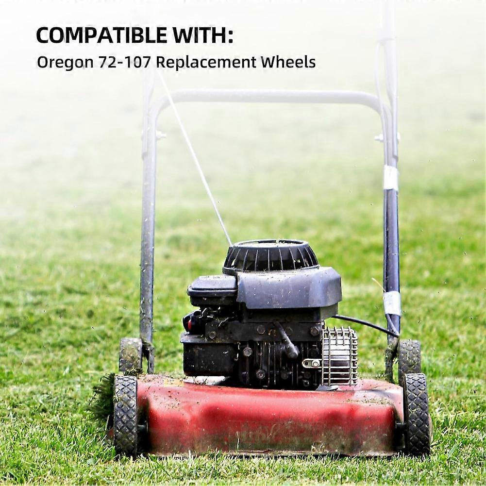2 Pack 7 Inch Wheels Hand Trucks Wheels, Replacement Wheels Fit for Lawn Mower Wagon Utility Cart