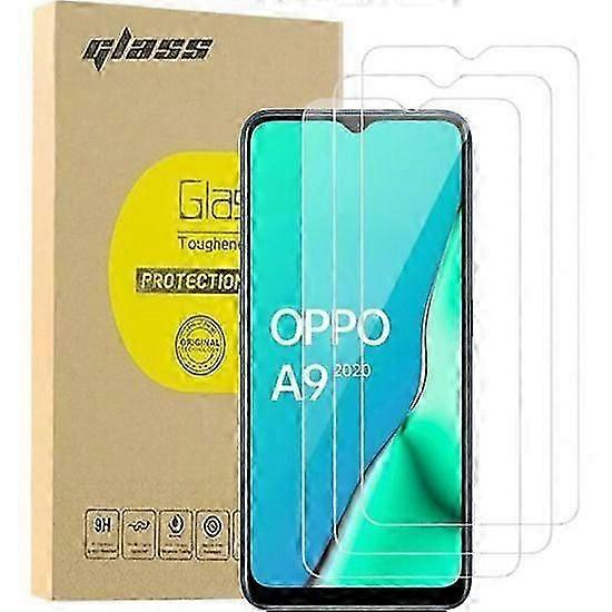 Oppo A9 2020の強化ガラス3枚入り