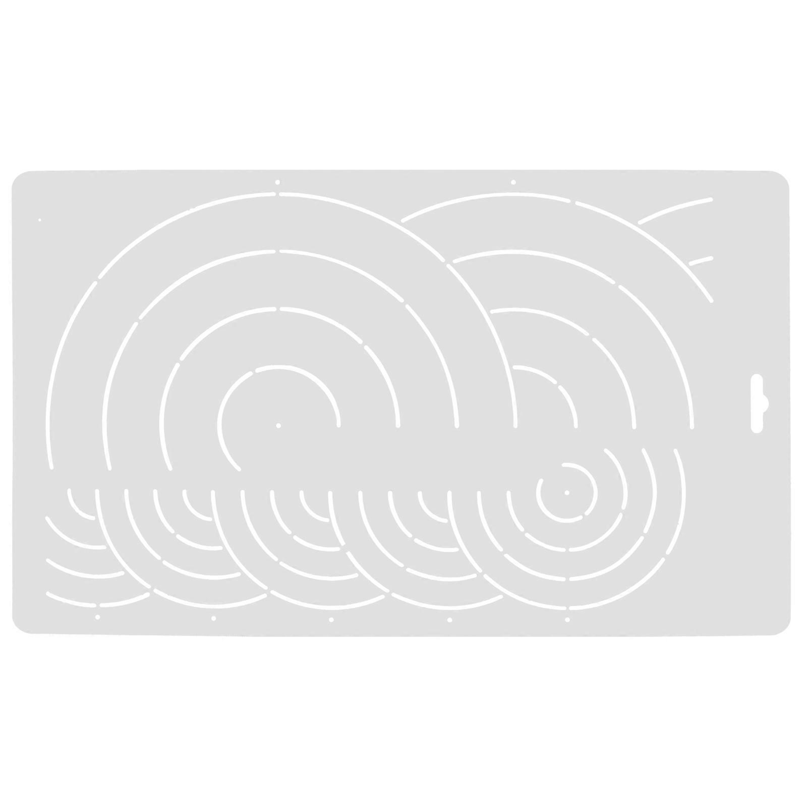 1PC Quilting Template Sewing Ruler for DIY Hollow Quilting Patchwork