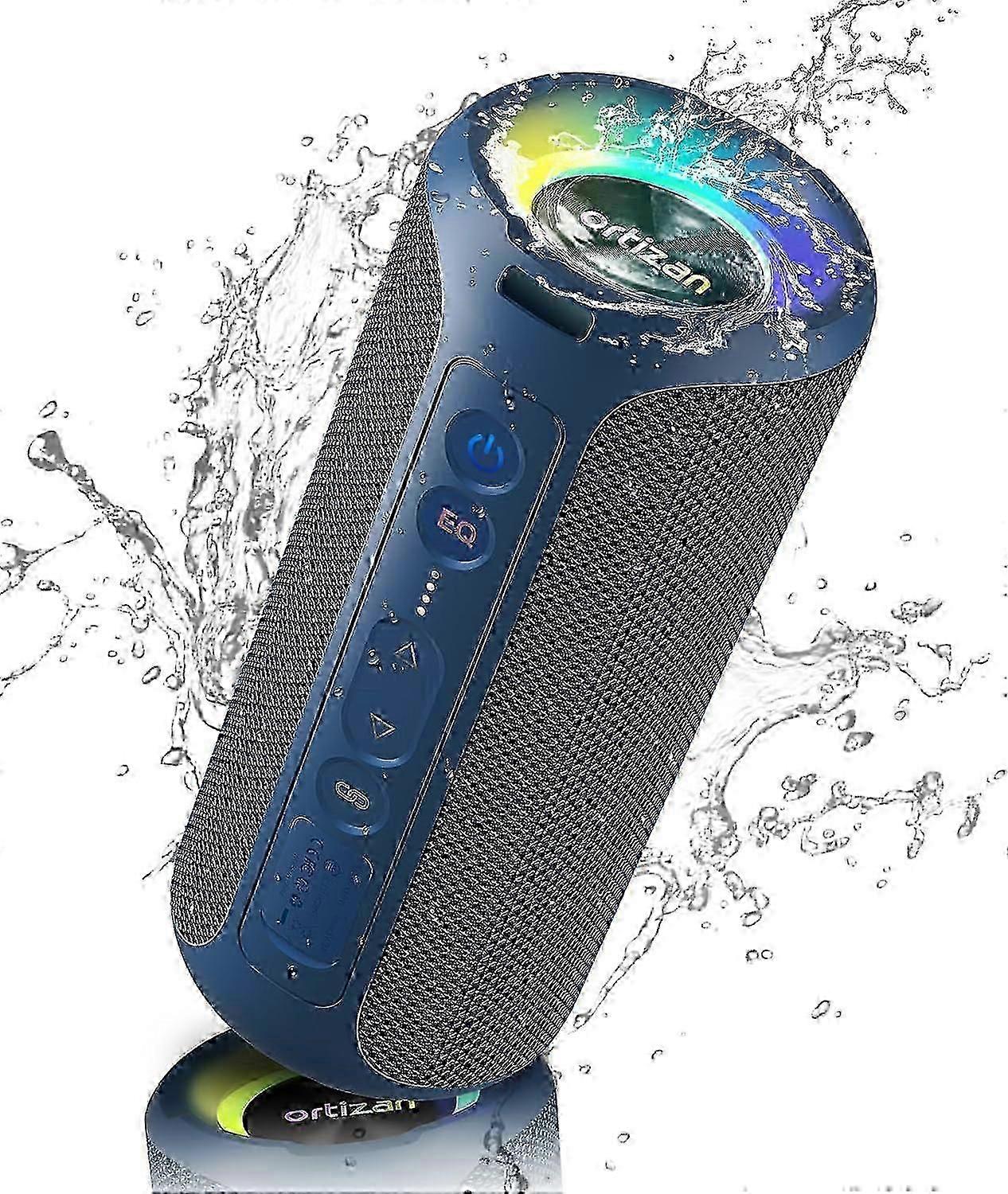 Ortizan X8pro Bluetooth Speakers,40w Loud Portable Wireless Speaker Ipx7 Waterproof Shower Speakers With Bluetooth 5.3 Deep 2025