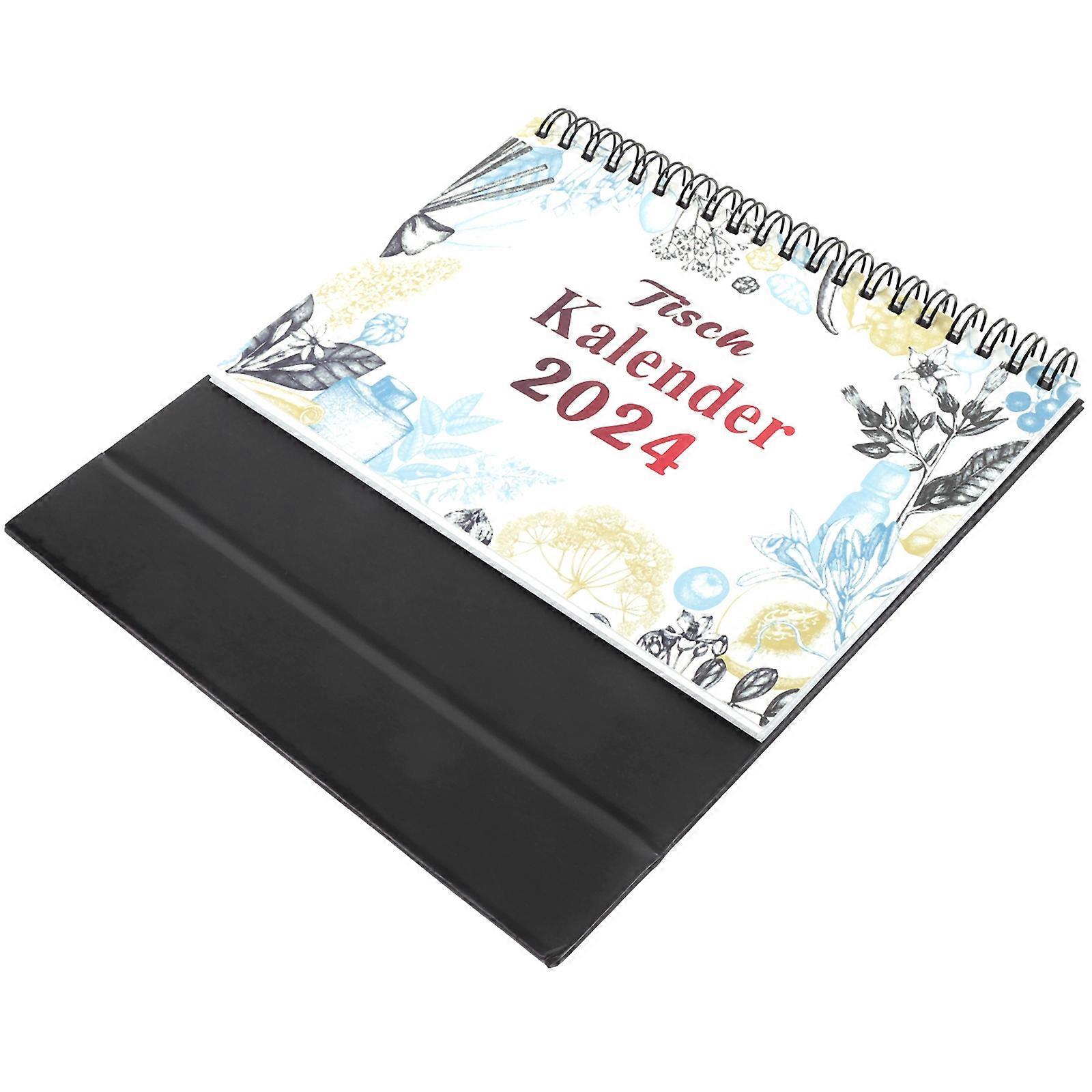 Calendar Desktop Decorative Month Calendar Note-Taking Reference Pages 17.8X6.5X16CM 1Pcs