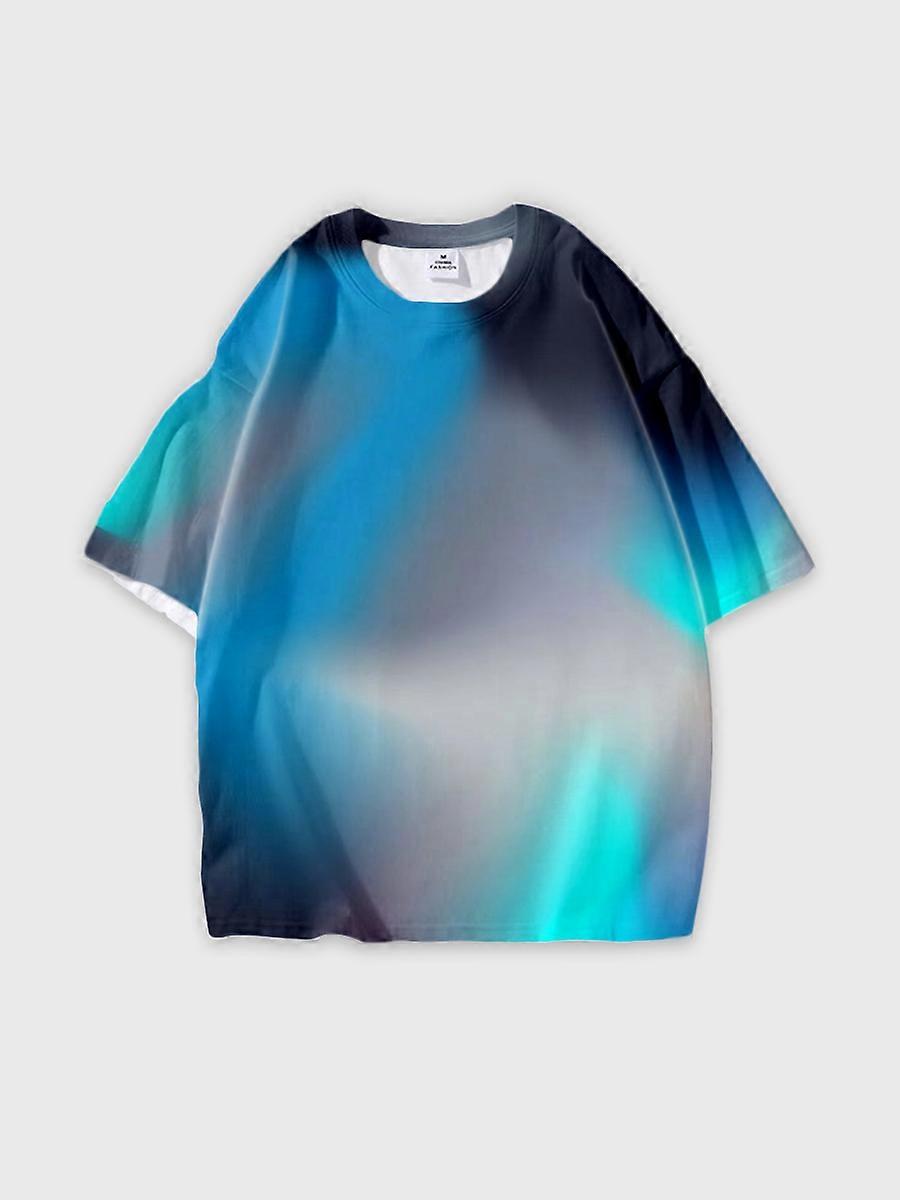 T-shirt round neck Pattern loose short sleeve JW712