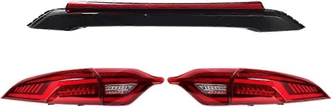 LED DRL Animation Dynamic Turning Signal Taillight Assembly for Toyota Levin 2019-2021 - Auto Accessory with Color B Enhancement