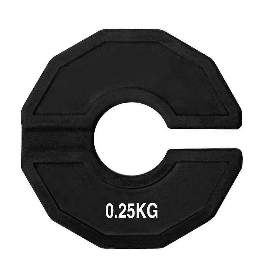 Fractional Weight Plate 0.25kg Rubber Micro Add-On For Dumbbells, Micro Plates, Compatible With Standard Bars