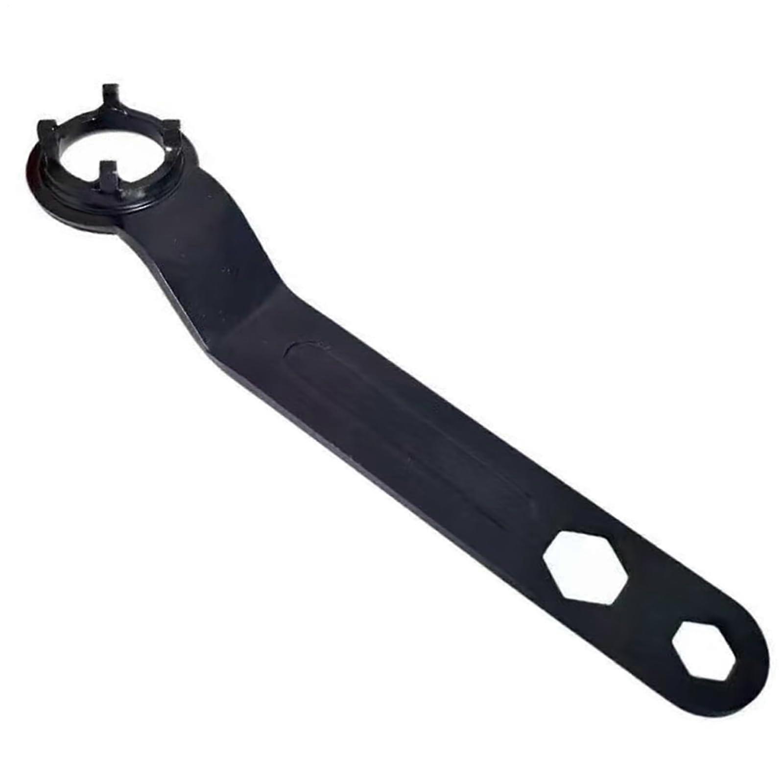 Grinding machine wrench tool, pin wrench, squaredrive crown nut drive, ergonomic grip, nonslip for machine maintenance and automotive .