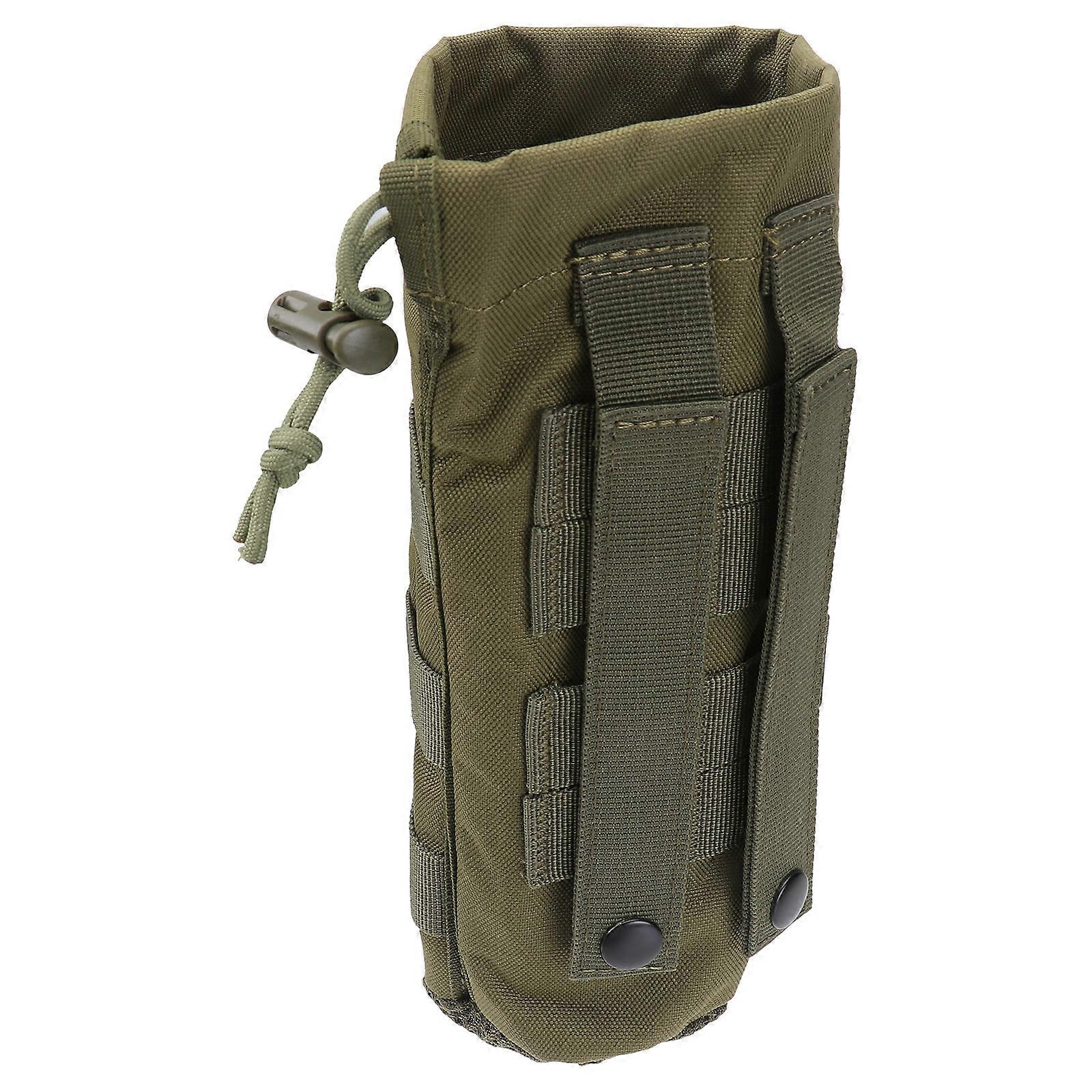 Outdoor Water Bottle Storage Bag Lightweight Nylon Prevent Scald Holding Bottles For Sports Trekking Elastic Belt Mesh Bottom 1Pcs